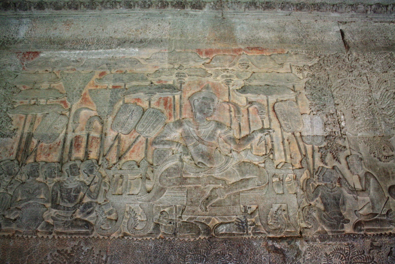 カンボジア アンコールワット遺跡 絵画 油絵 カンボジア アンコール