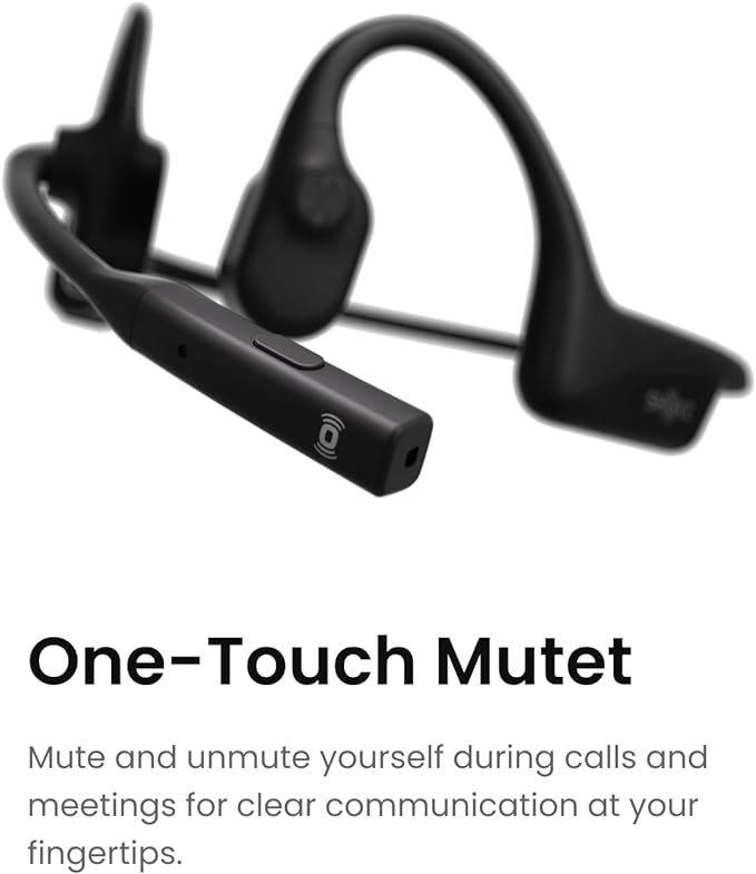 Shokz OpenComm 2 Noise-Canceling Bone Conduction Stereo Bluetooth Head