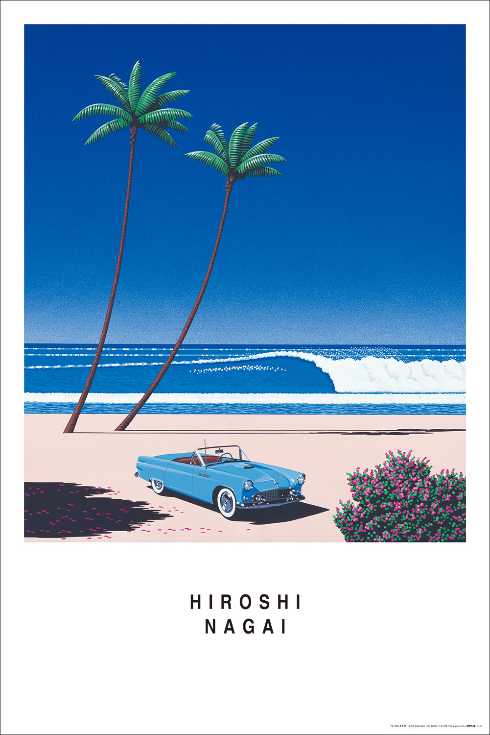 永井博 B2ポスター HIROSHI NAGAI POSTER POOLSIDE 永井博 B2ポスター