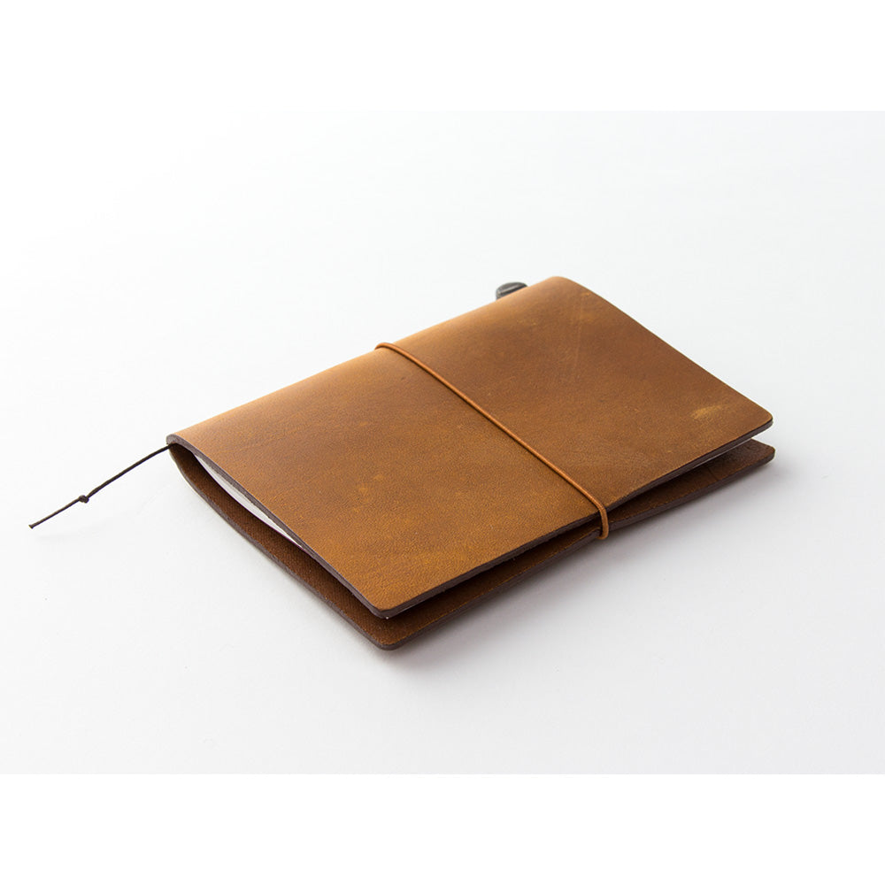 TRAVELER'S notebook Starter Kit-Passport Size in Camel — Two Hands