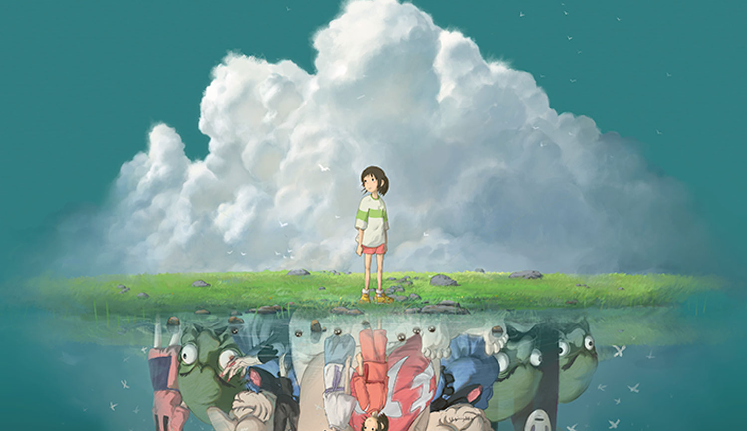 千と千尋の神隠し 限定 ポスター ☆ 中国限定 / 映画グッズ ☆ 千と千尋