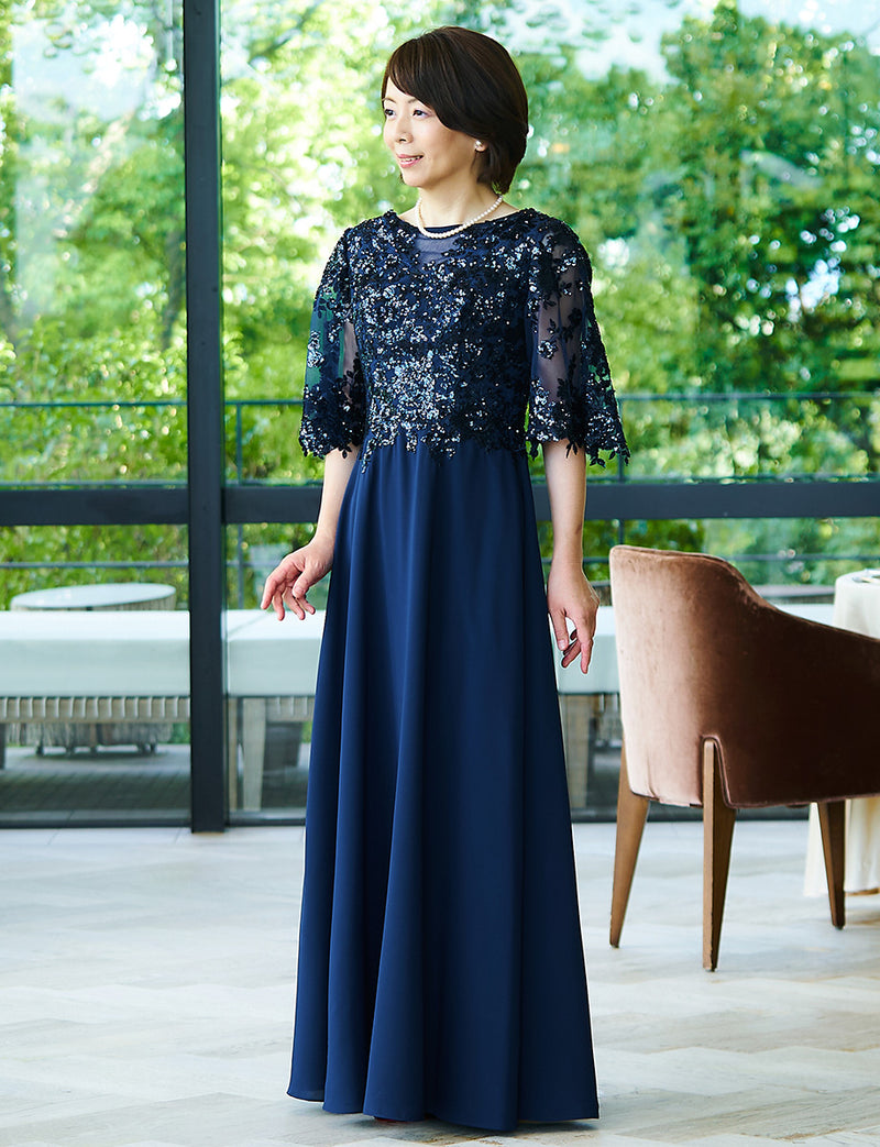 R's Gown アールズガウン パーティードレス ネイビー