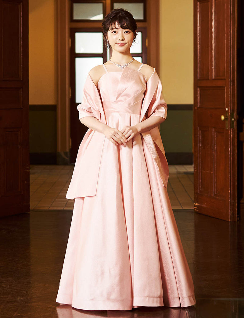 サーモンピンク 演奏会用ドレス コンクールドレス ステージドレス 衣装