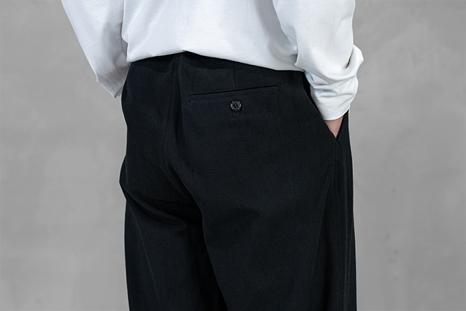 WIRROW -Cotton Twill Tuck Pants- | twelve blog