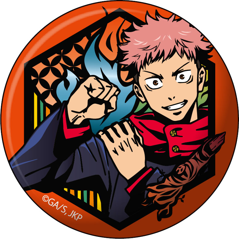 呪術廻戦 両面宿儺 プリロール 缶バッジ 54mm 特典 非売品 呪術廻戦 両面