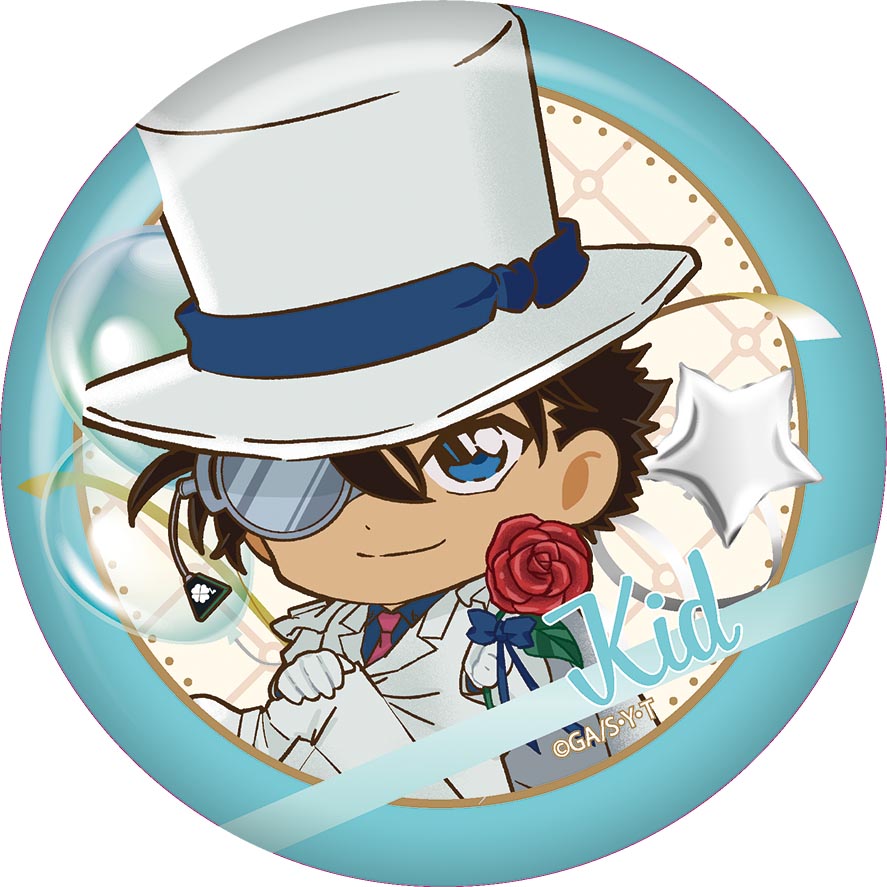 映画 名探偵コナン 業火の向日葵 怪盗キッド 缶バッジ 名探偵コナン