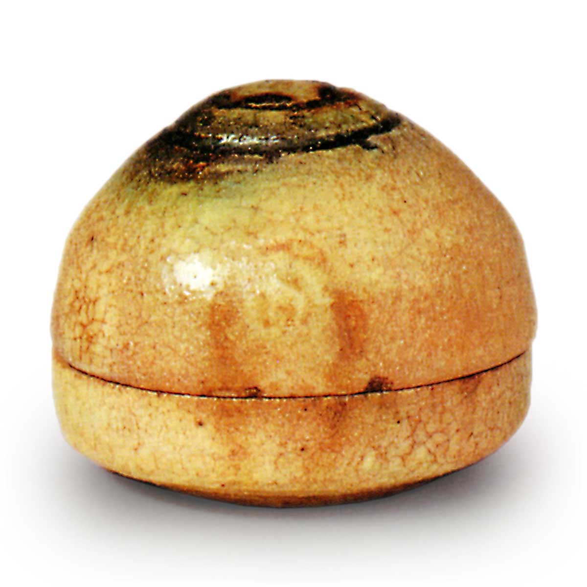 黄瀬戸 宝珠 香合 | 鶴田 純久の章 お話