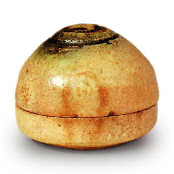 黄瀬戸 宝珠 香合 | 鶴田 純久の章 お話