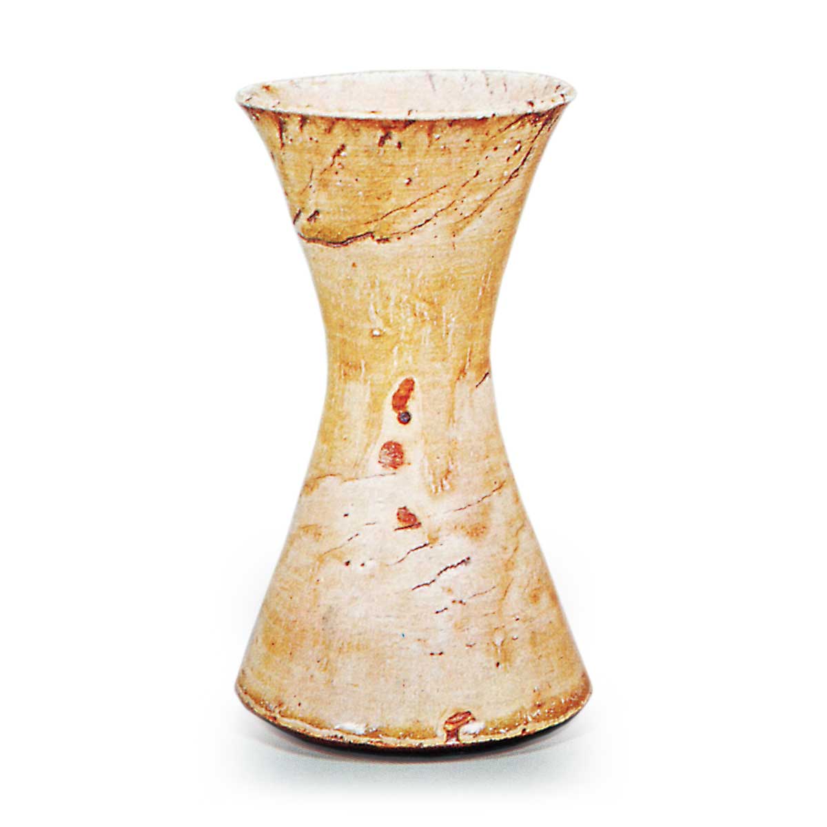 茶道具黄交趾砧花入真葛即中斎書付