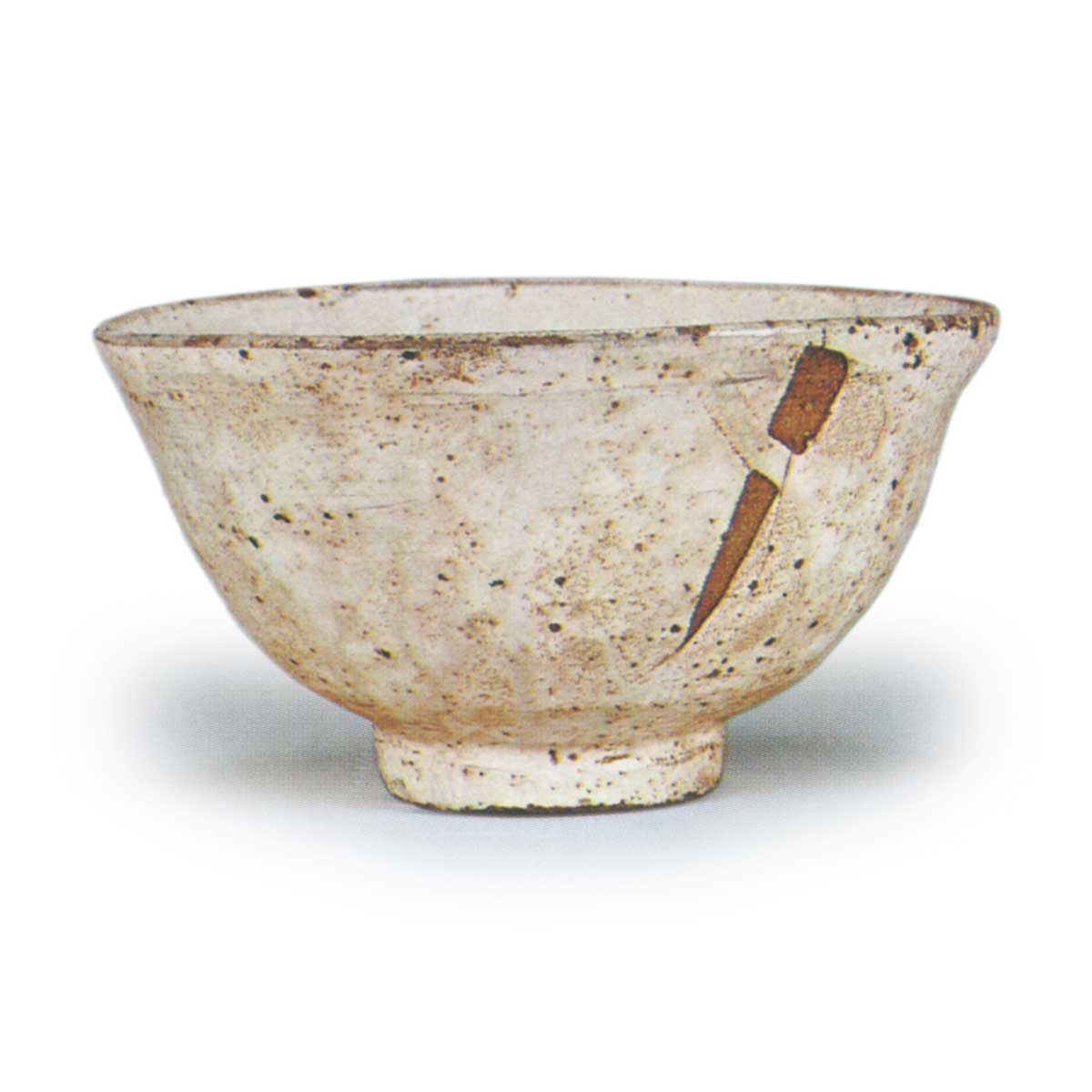 李朝 粉引茶碗 白釉 萩焼 抹茶碗 在銘 蔵出し 共箱 1客 李朝 粉引茶碗