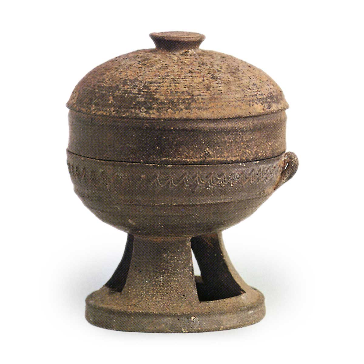 須恵器 有蓋耳付高杯 | 鶴田 純久の章 お話