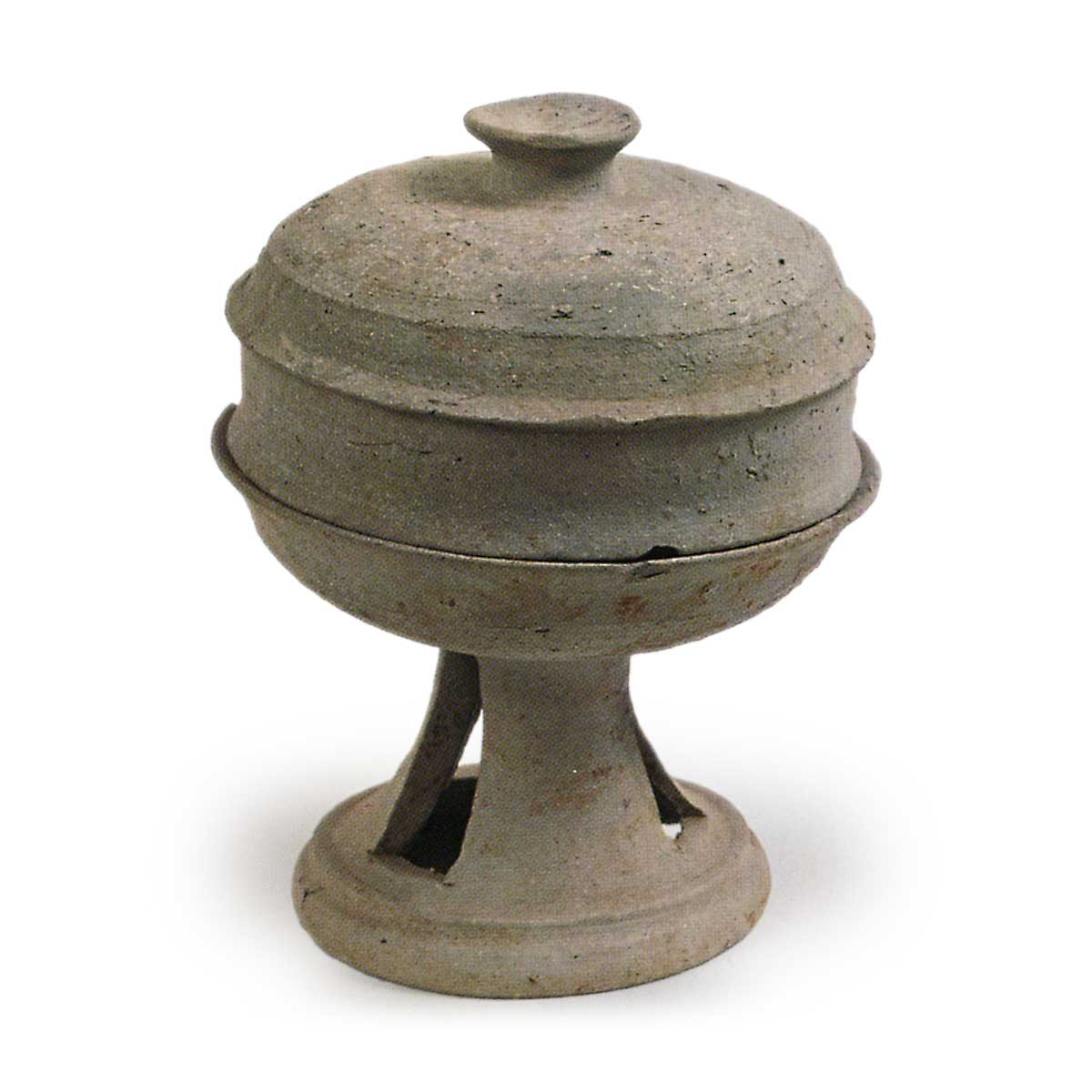 須恵器 有蓋高杯 | 鶴田 純久の章 お話