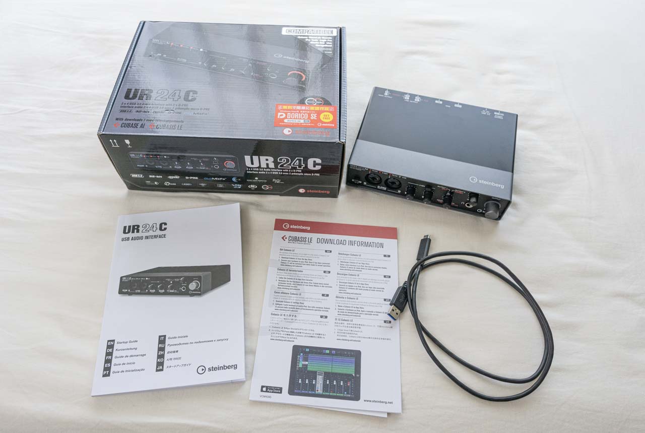 オーディオインターフェイス Steinberg UR24Cレビュー！UR22mkIIと比較