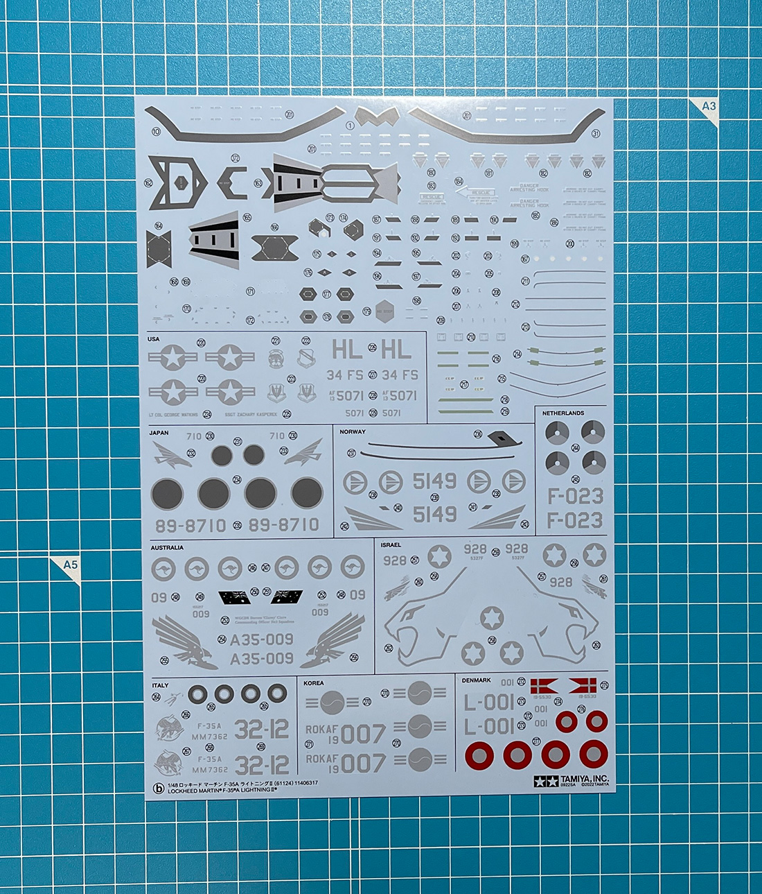 タミヤ 1/48 F-35A デカール付き タミヤ 1/48 F-35A デカール付き