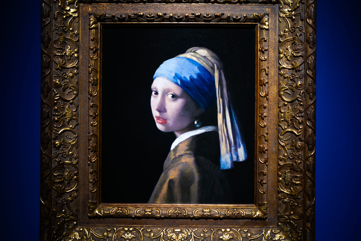 陶板画 青いドレスの婦人 陶板画 青いドレスの婦人 耽美なる絵画とモノ