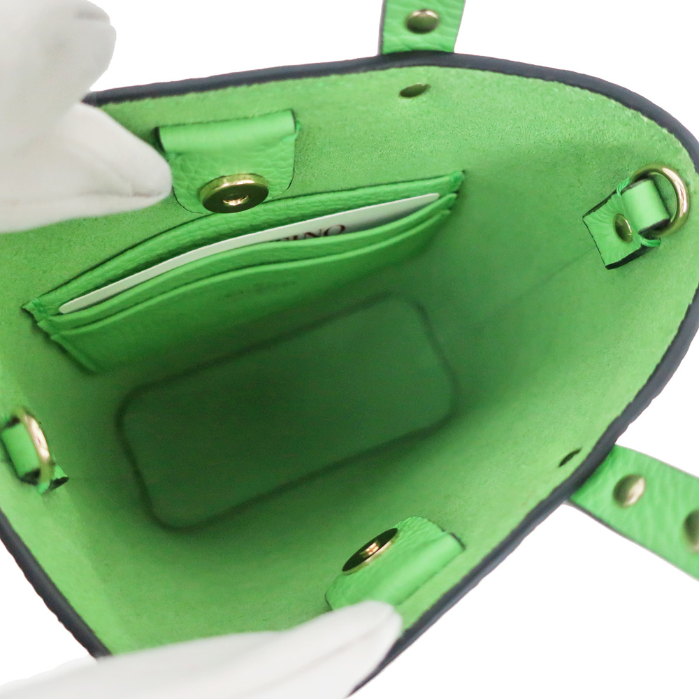 名東】【VALENTINO】ヴァレンティノ ロックスタッズ チェーンポーチ