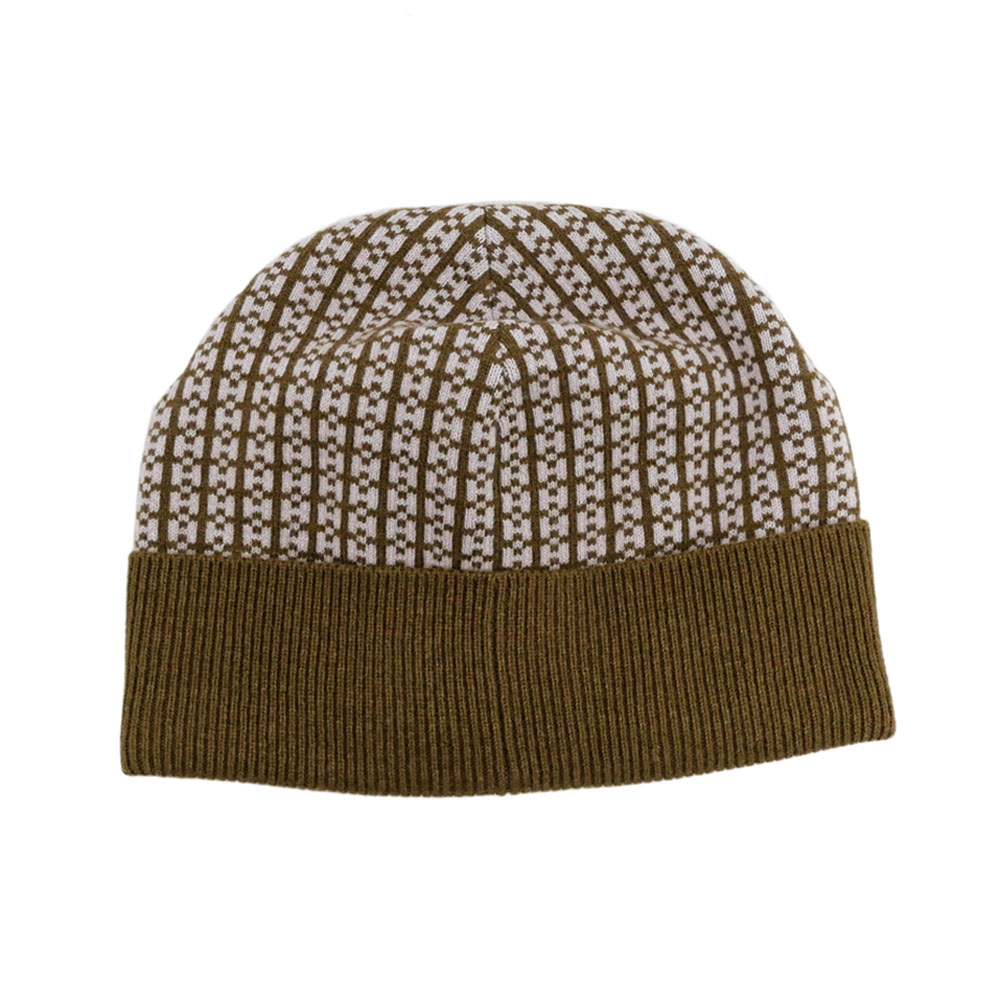 HERMES / ニットキャップ/--/カシミア/GRY/レディース HERMES