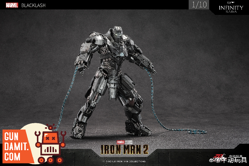 ZT Toys Marvel Licensed 1/10 Iron Man 2 Whiplash - GunDamit Store