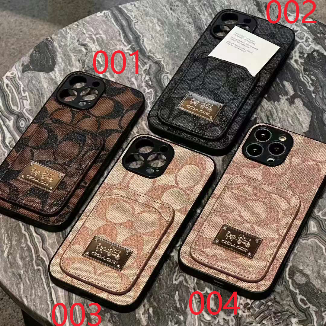 ☆新品☆ COACH iPhone15 PRO ケース・シグネチャー キャンバス 公式
