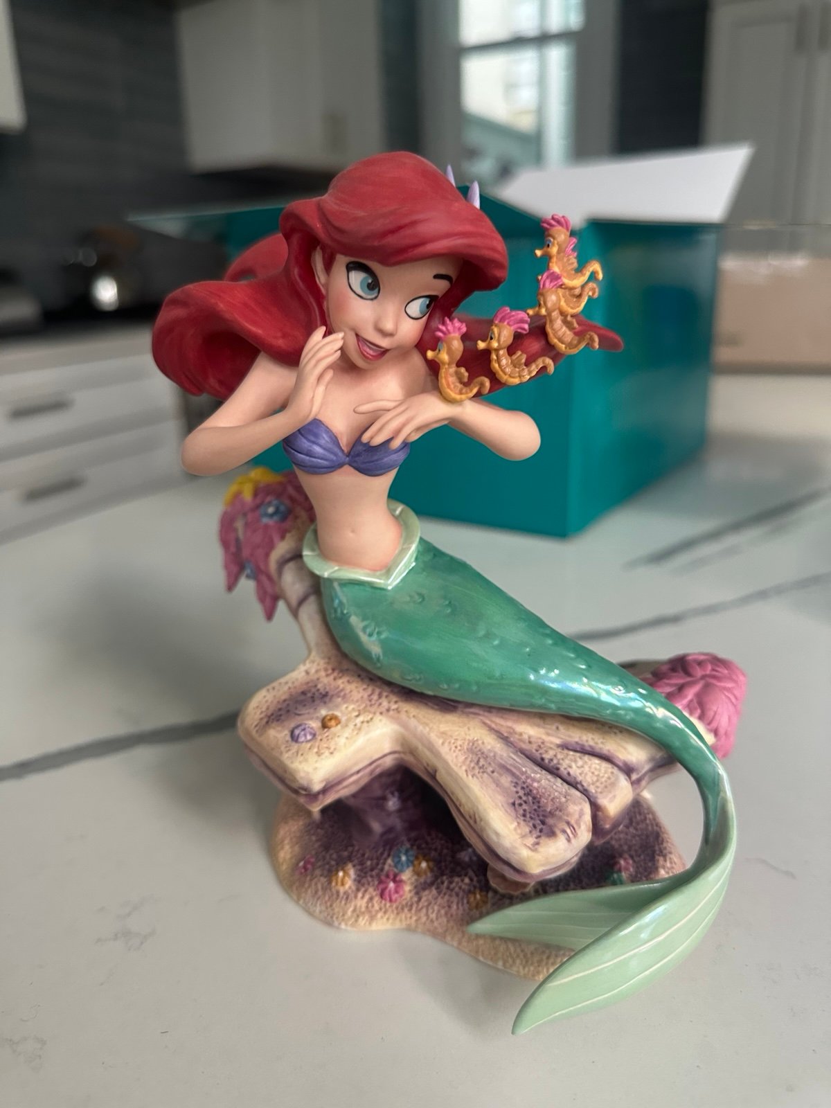 WDCC Disney Ariel Figurine The Little Mermaid 'Seahorse Surprise