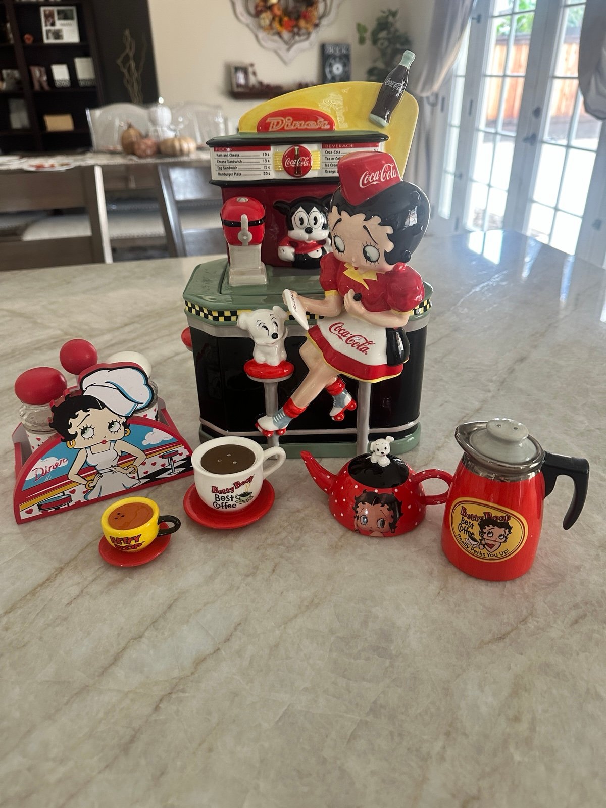 Rare Betty Boop Limited Edition CocaCola Cookie Jar by Vandor