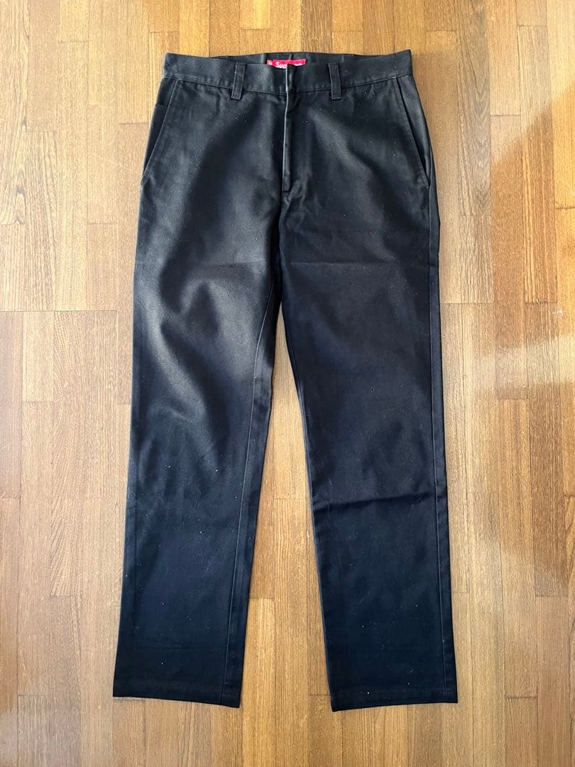 supreme chino pant 30 Black stars supreme chino pant 30 Black stars
