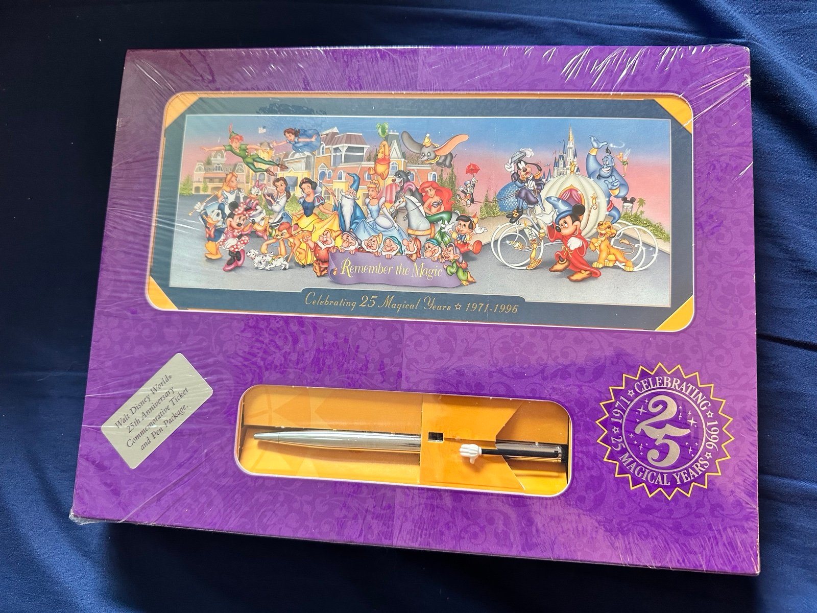 悶絶 Walt Disney World®︎25周年記念チケット&記念ボールペン 【公式