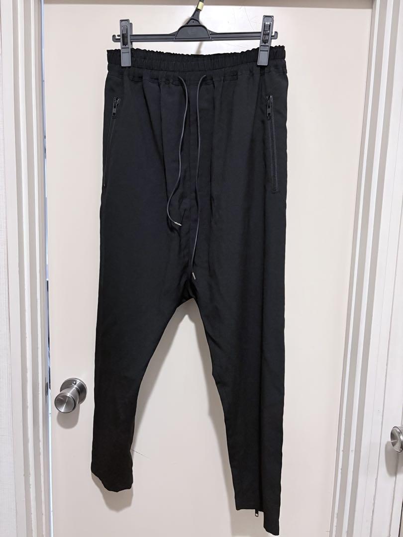 PRY SHUTO Drawstring Sarouel Zip Pants Black 0