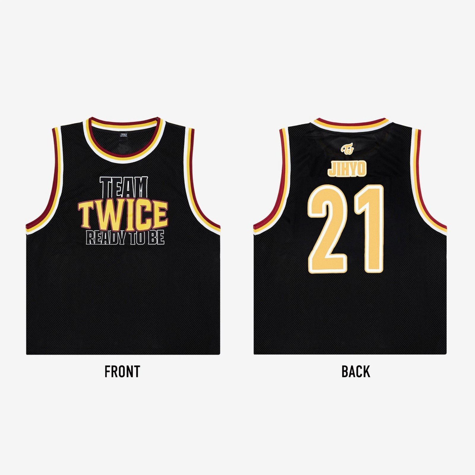 TEAM TWICE READY TO BE ノースリーブシャツ JIHYO Twice JIHYO Jersey