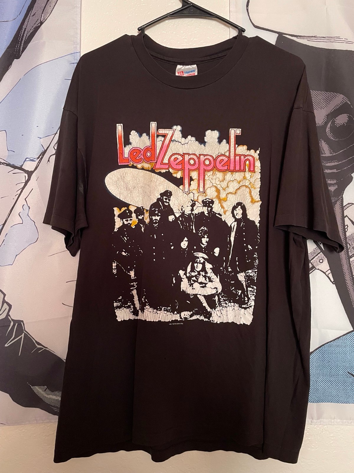 Rare Vintage Led Zeppelin Maglietta Vintage 1986 Led Zeppelin Shirt