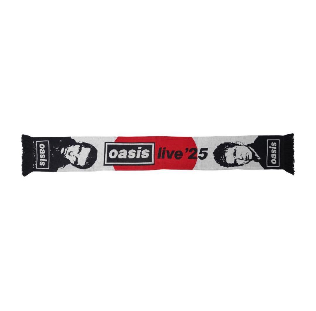 Oasis Live '25 Football Scarf - Limited Edition with Hinomaru