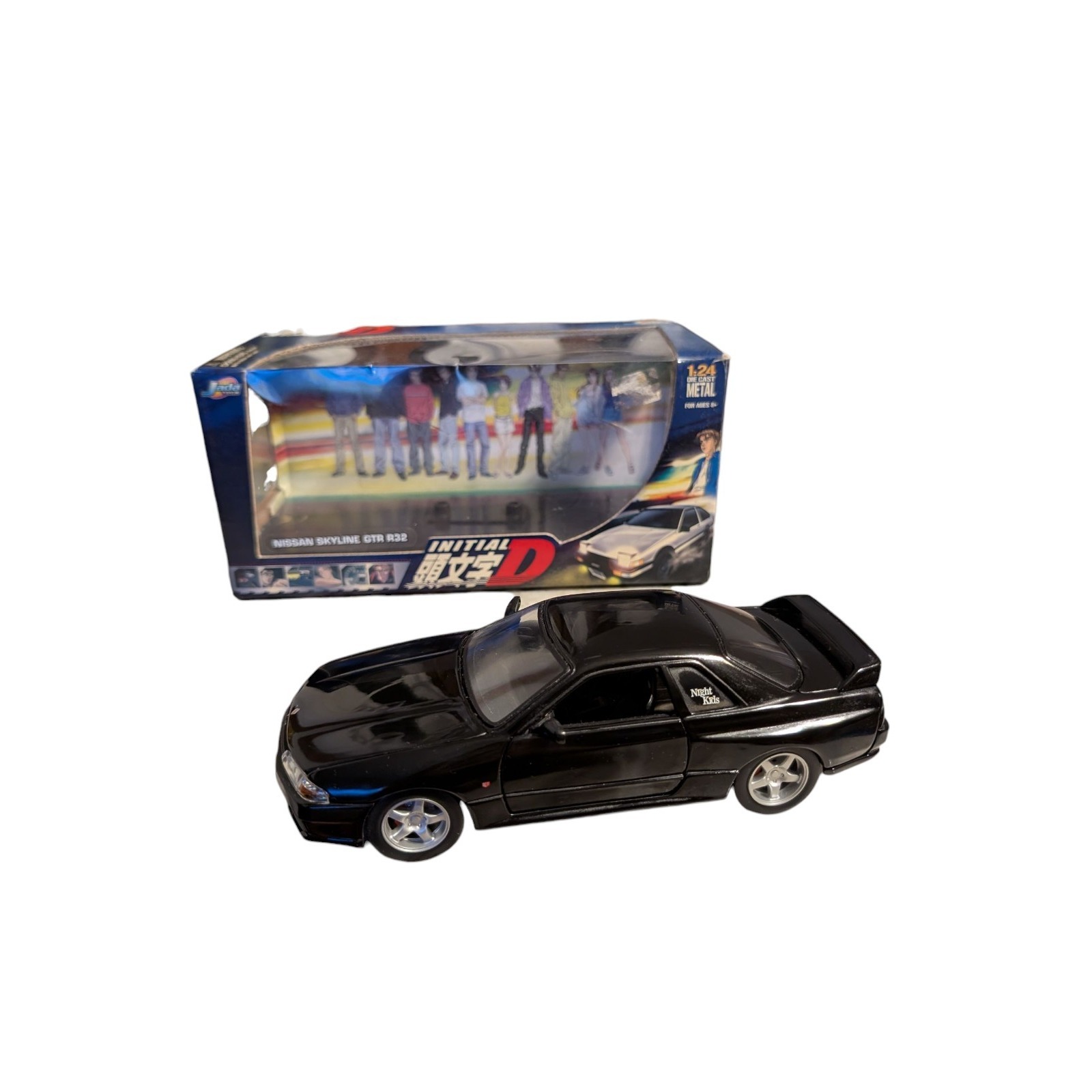 JADA TOYS NISSAN SKYLINE GTR R32 INITIAL D 1:24 Night Kids