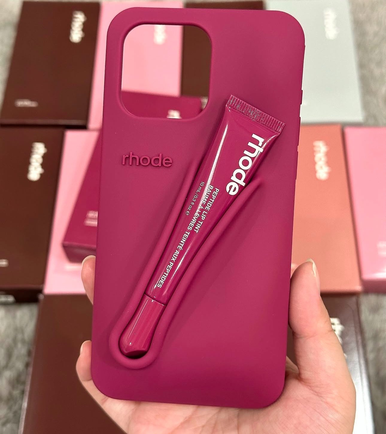 YUI】 rhode unscentedケースraspberryリップ Buy rhode Fall Lip Case