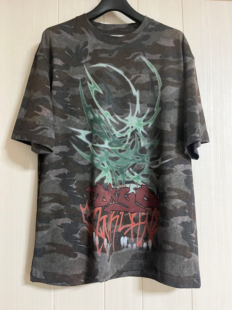 25AW sankuanz BUMPY GRAFFITI TEE GR8