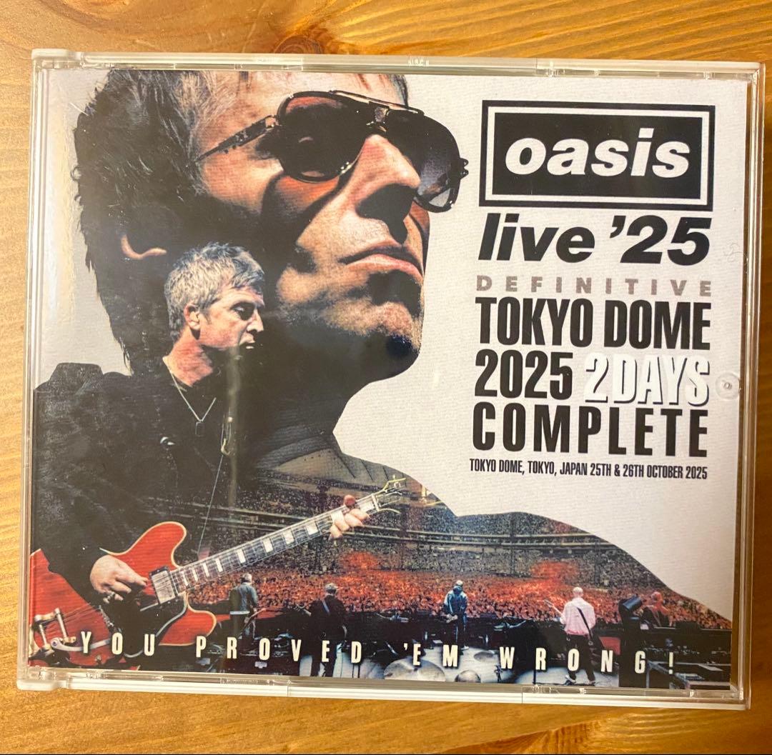 oasis DEFINITIVE TOKYO DOME 2025 Unopened