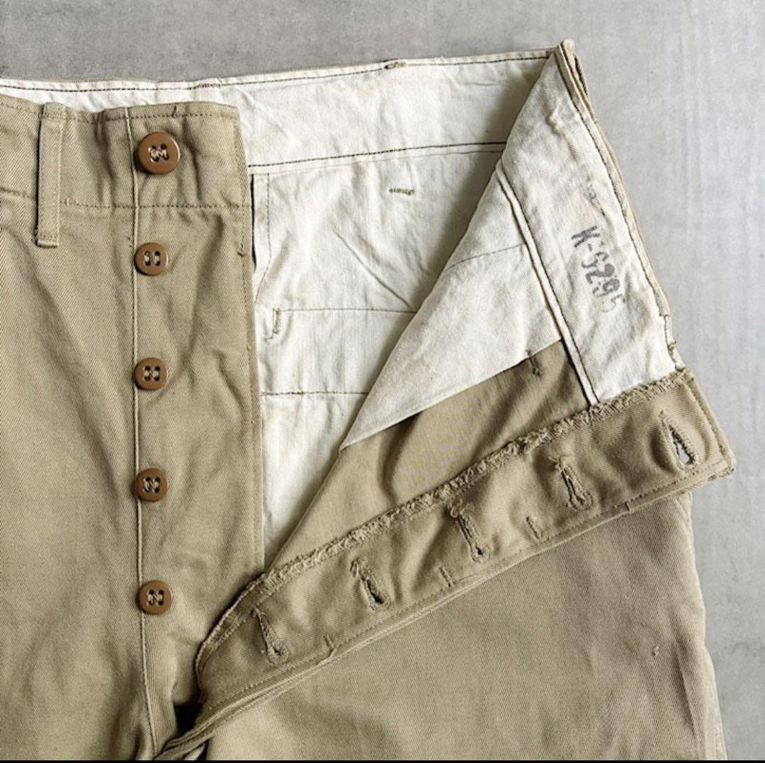 40s-50s US ARMY Army Chinos M-45 PW Vintage Military