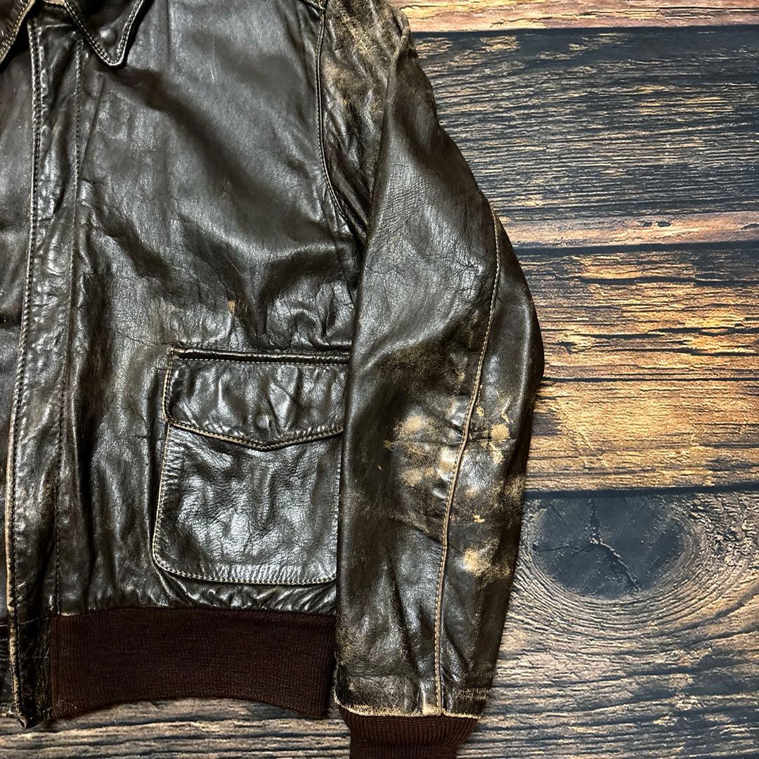 VANSON / A-2 leather flight jacket