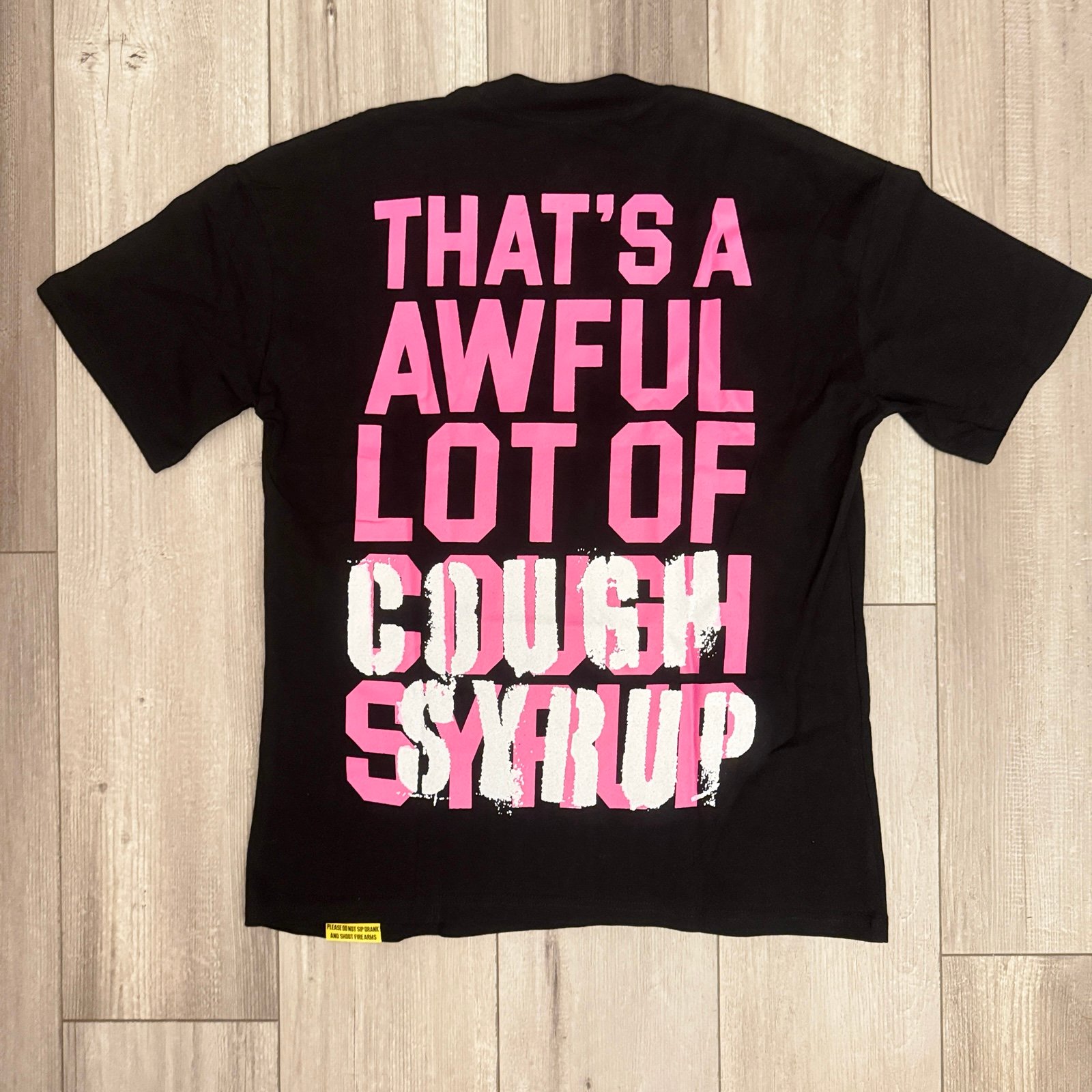 That's an awful lot of cough syrup tee men medium drankenstein