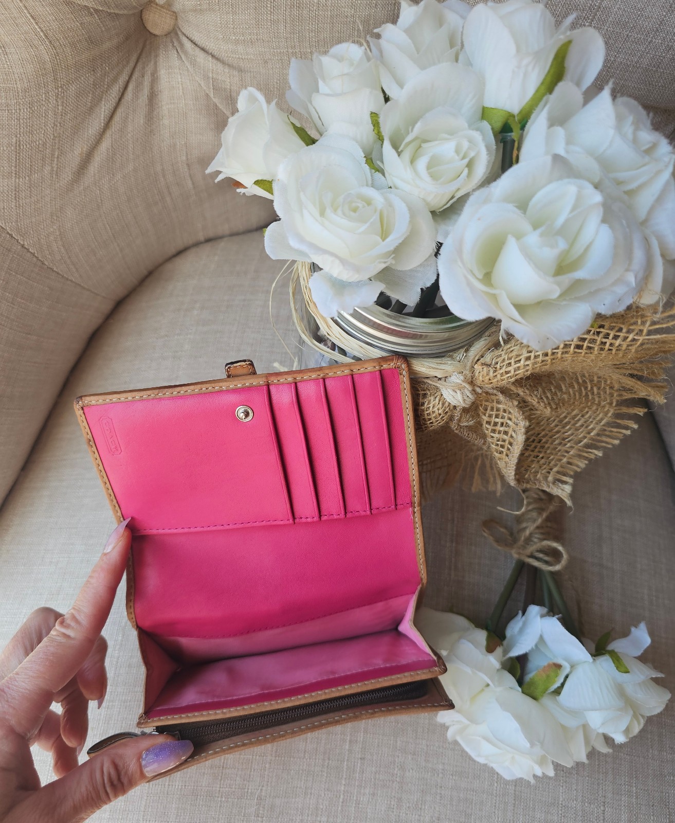 Vintage Coach Soho Signature Optic Jacquard | Mercari