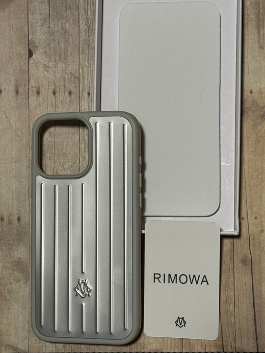 RIMOWA iPhone 16 PRO MAX Case (Silver) BRAND NEW | SAME DAY SHIPPING