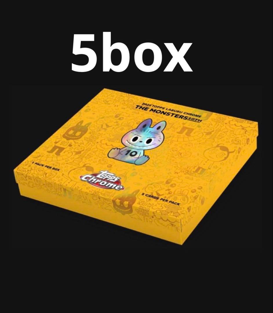 ドラゴンボールカード 2025 Topps Chrome Labubu 5box ドラゴンボール