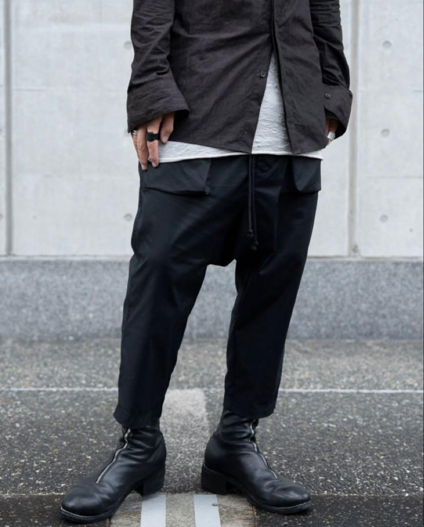 pryシュウトLuxe-Cotton Sarouel Cropped Pants pryシュウトLuxe