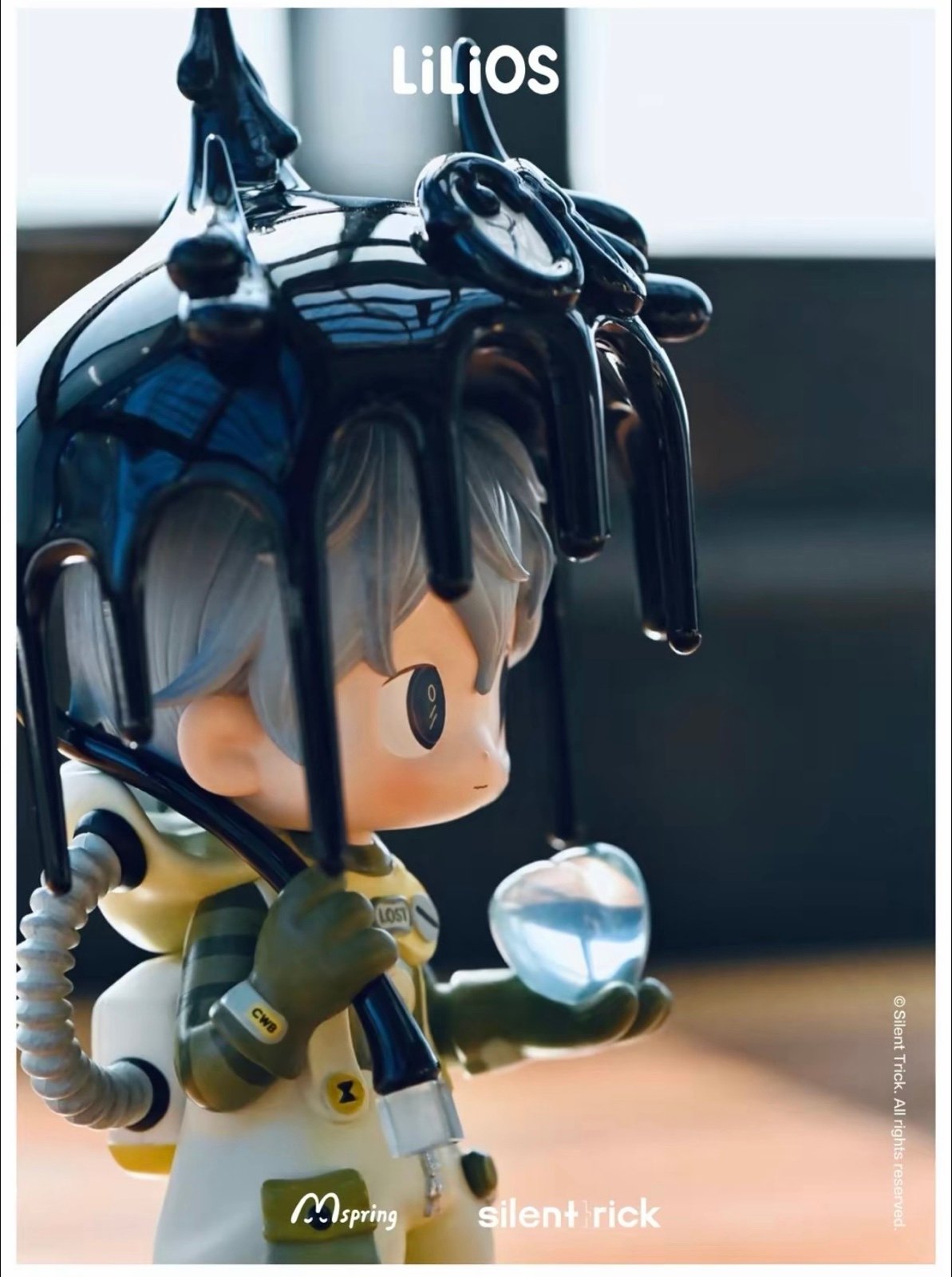 Limited Edition PopMart Lilios Dark Rain, Limited to 300 Pieces