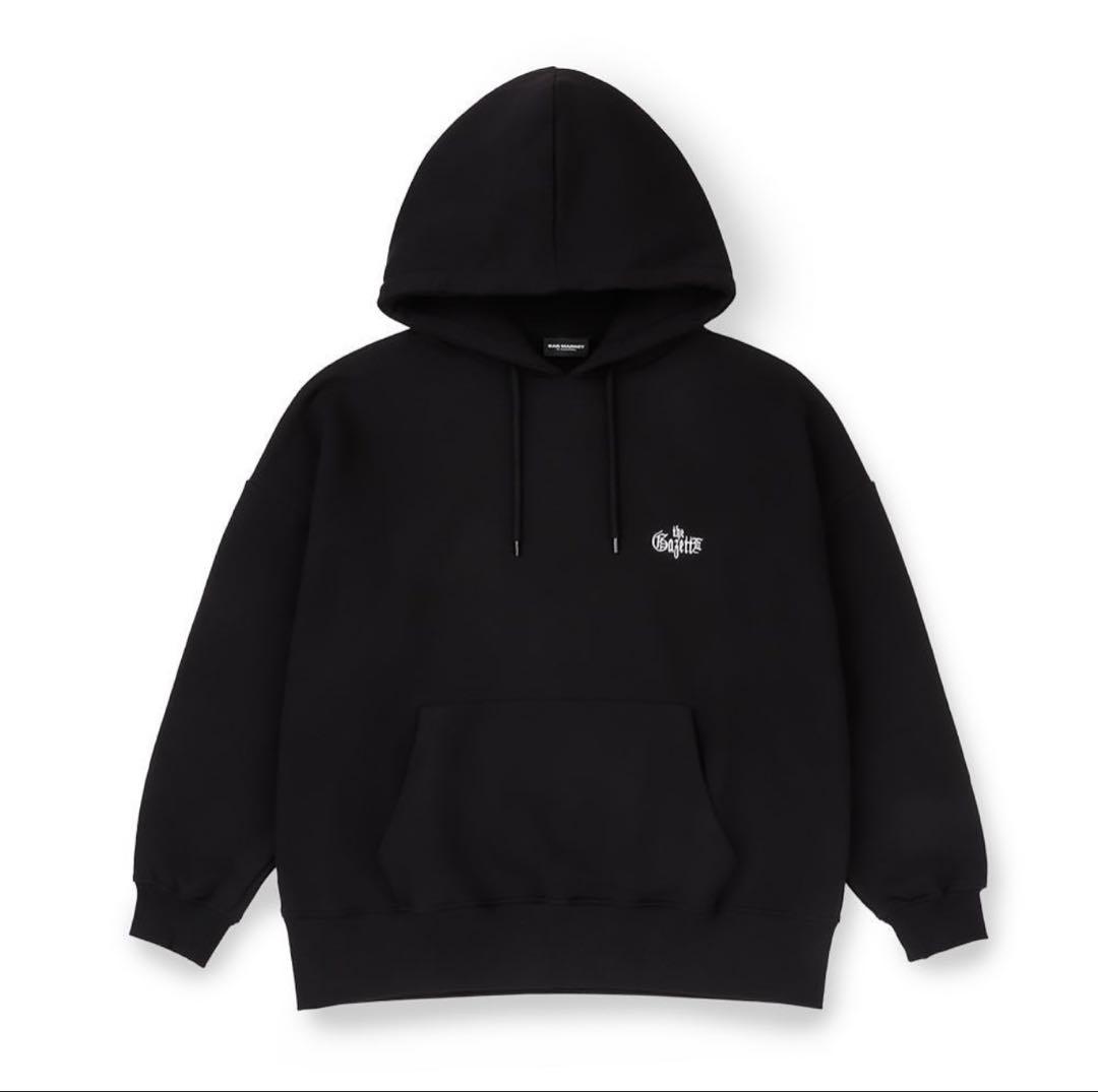 ミュージシャン the GazettE LOGO HOODIE BLACK X WHITE the GazettE