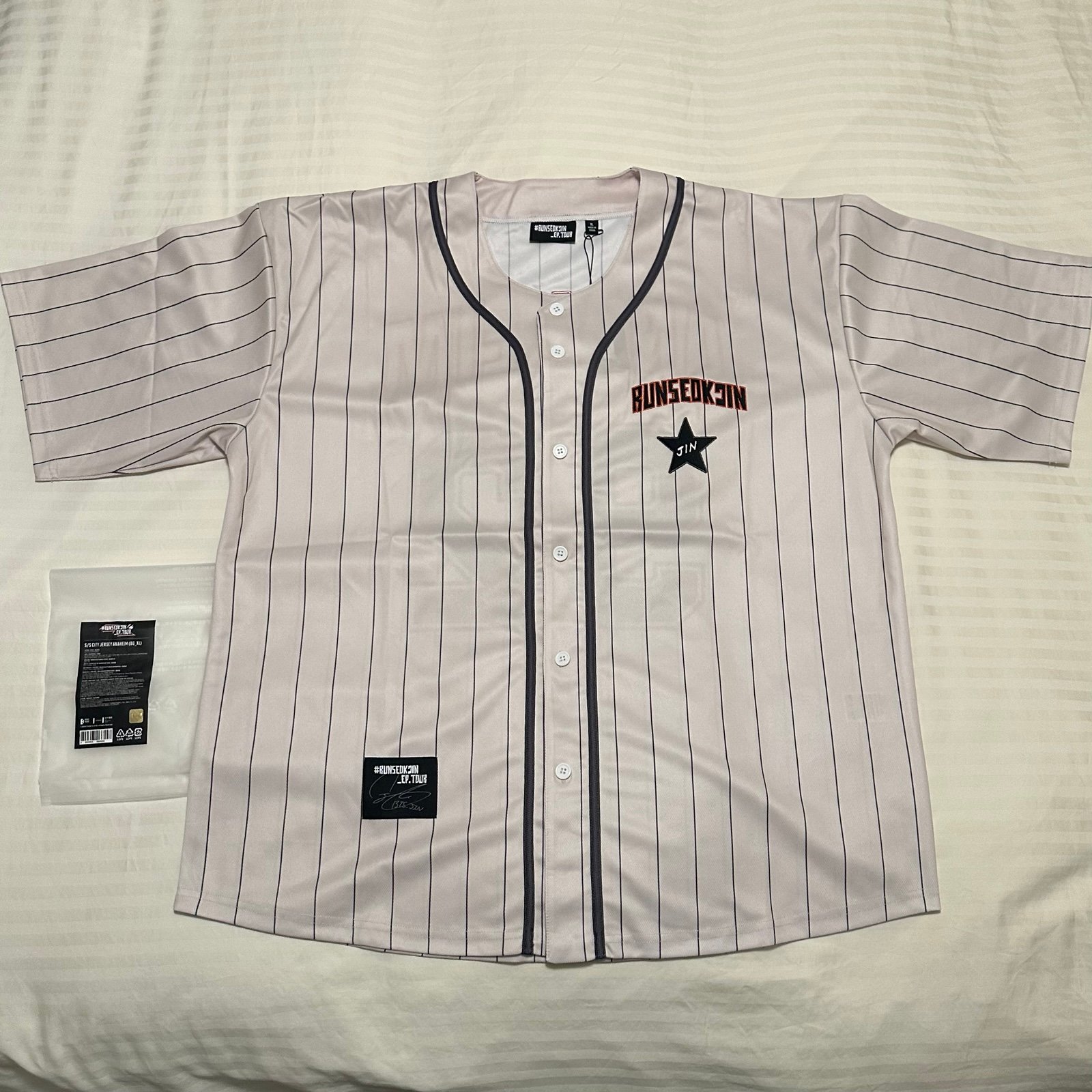 RUNSEOKJIN_EP.TOUR S/S JERSEY Mサイズ ロンドン BTSジン