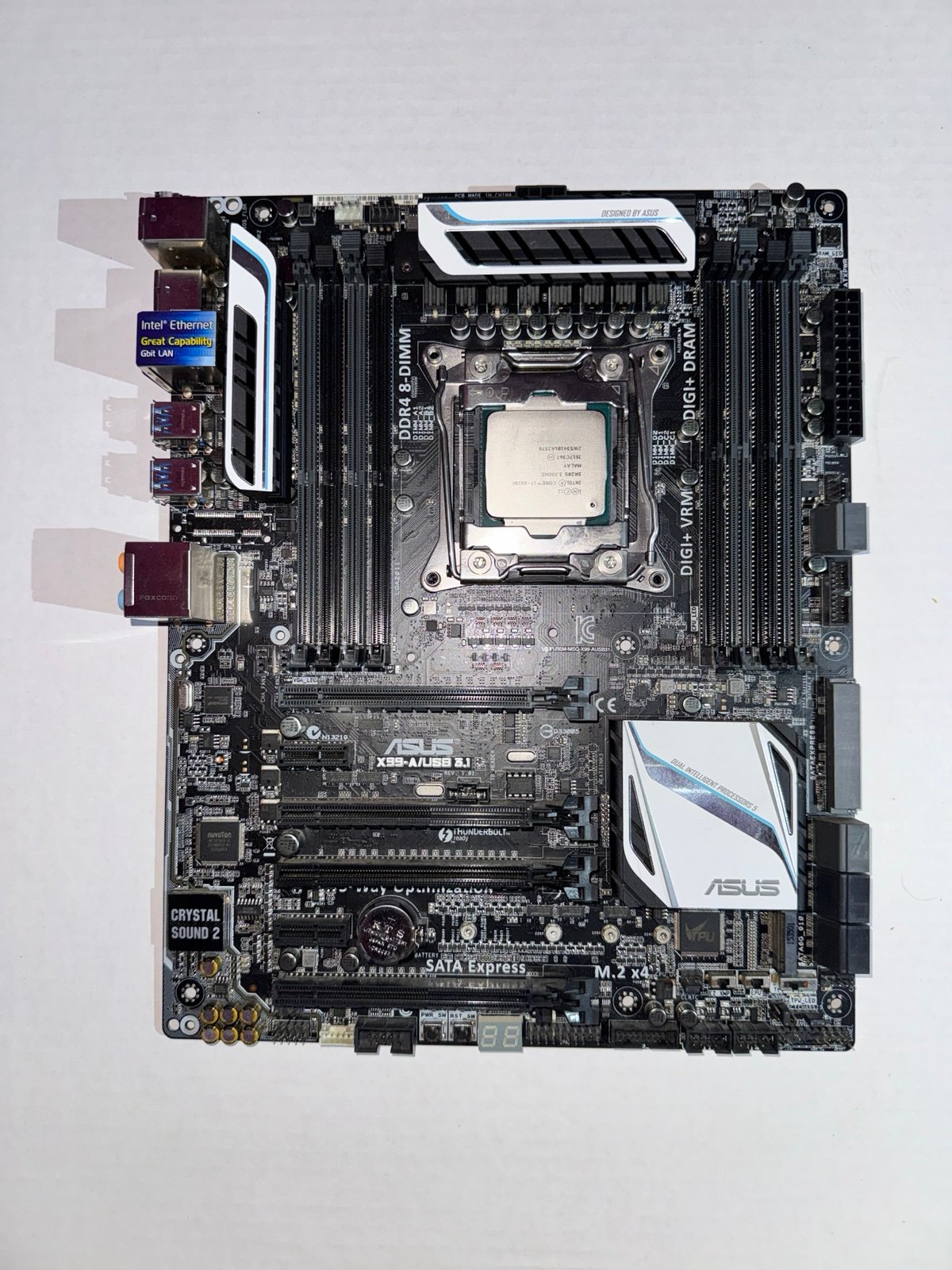 Asus X99-A motherboard w/ Intel i7-5820K CPU