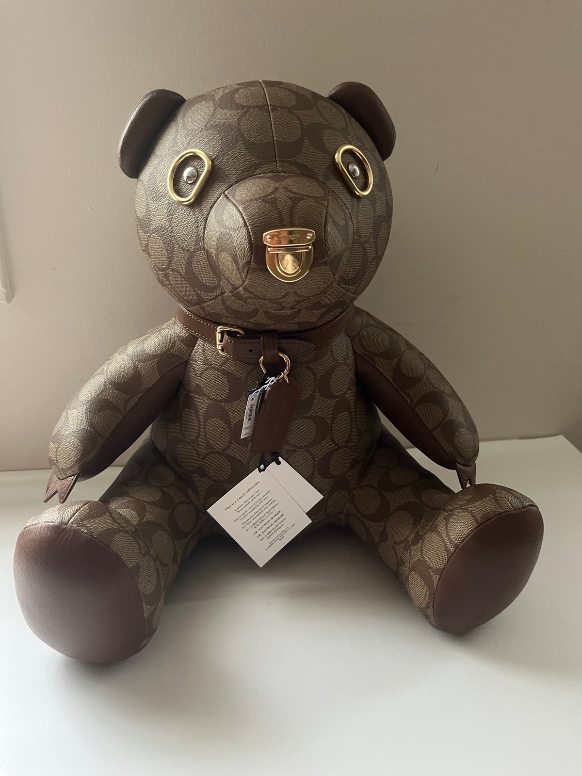 New Coach Collectible Bear In Signature | Mercari