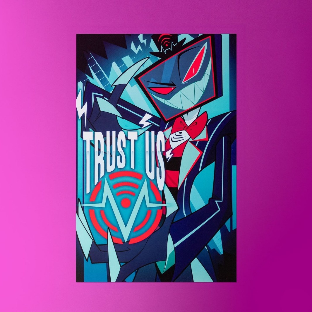 Hazbinhotel Vox ヴォックス サイン入りポスター Hazbinhotel Vox