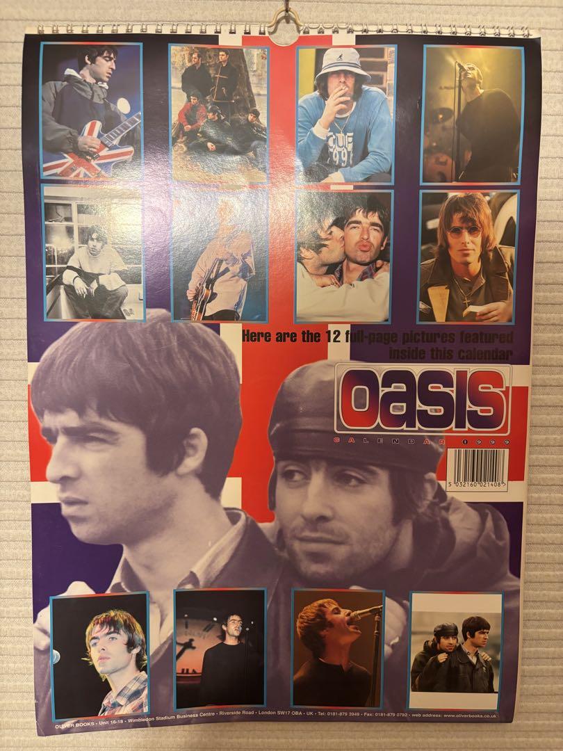 Rare Vintage OASIS 1999 Calendar