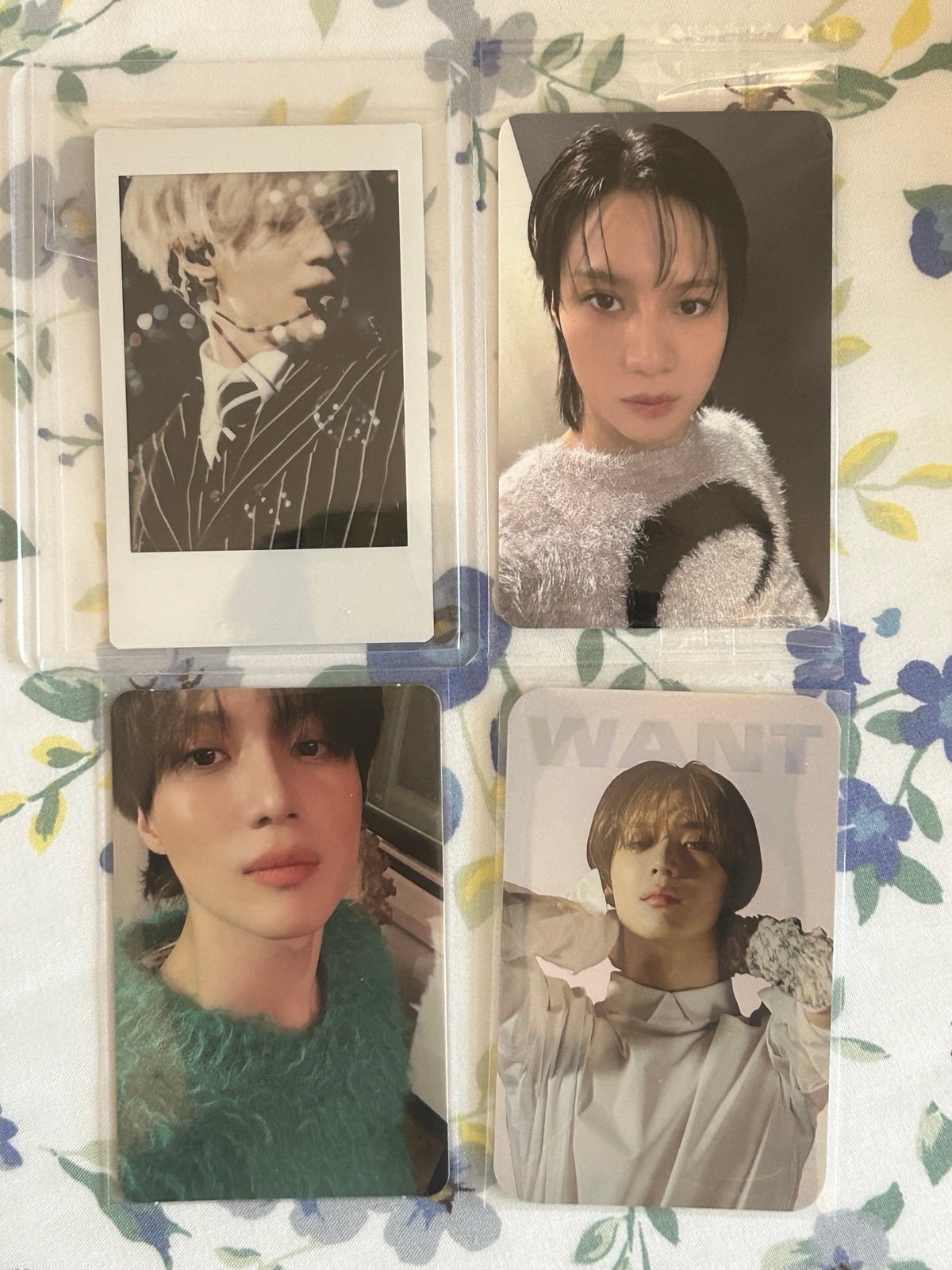 Shinee Taemin 8th anniversary limited Polaroid and photocard